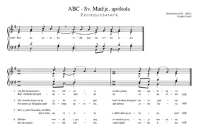 ABC - Sv. Matěje, apoštola