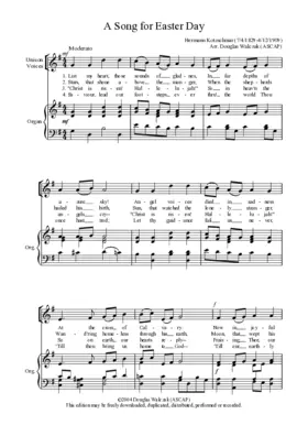 A Song for Easter Day