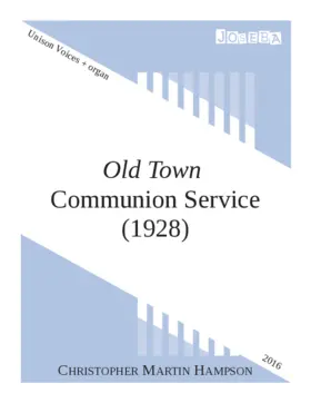 Old Town Communion Service (1928)