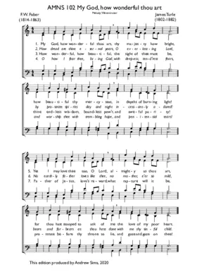 My God, how wonderful thou art