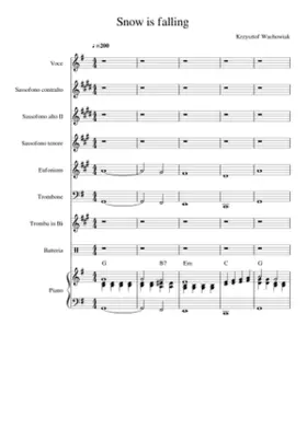 Snow is falling wach