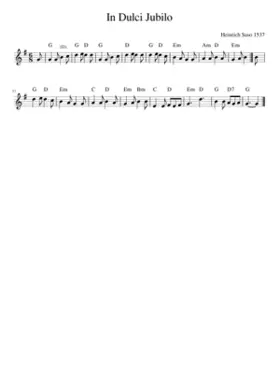 In Dulci Jubilo