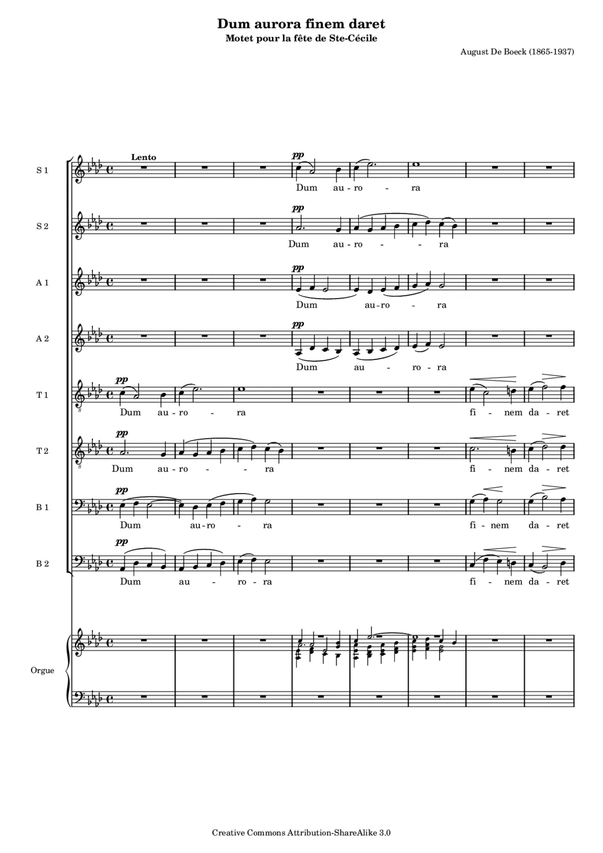 Dum aurora finem daret - Page 1