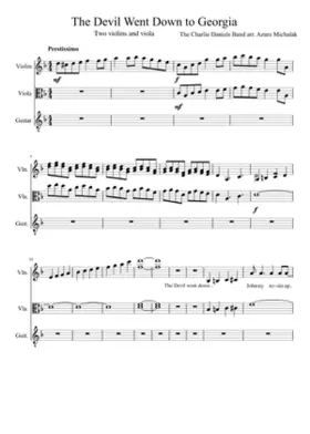 the devil went down to georgia