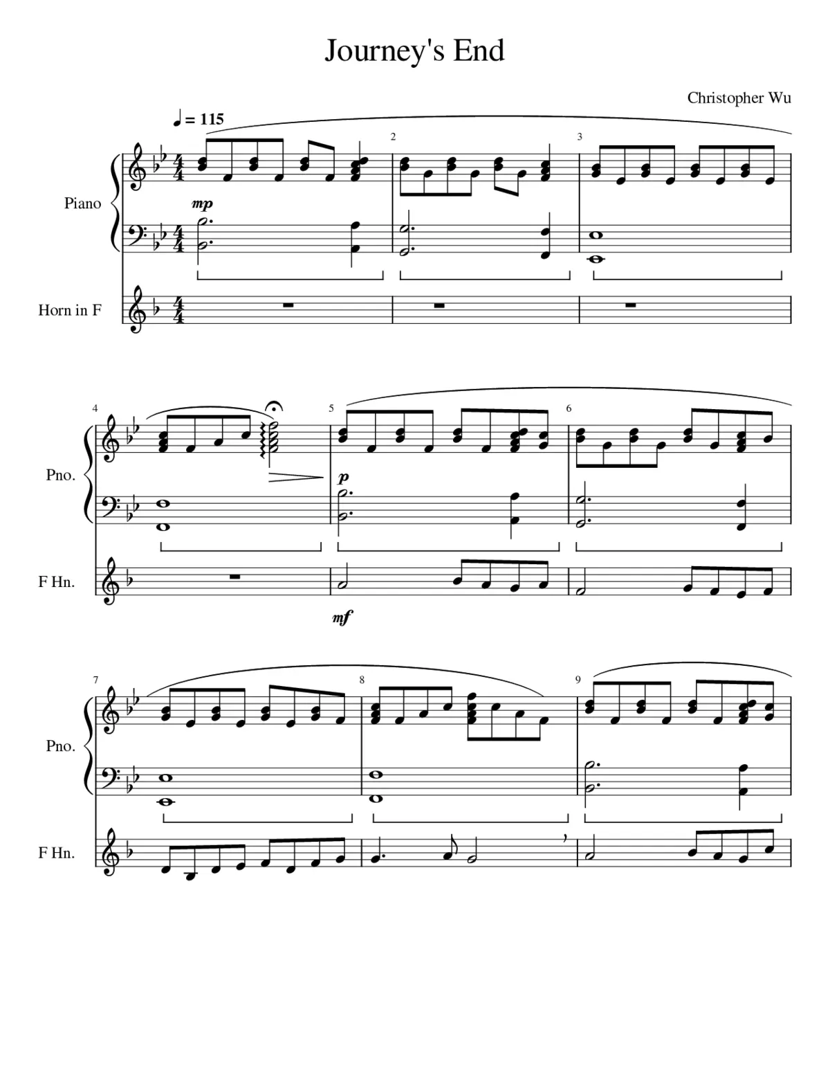 Journey's End - Page 1