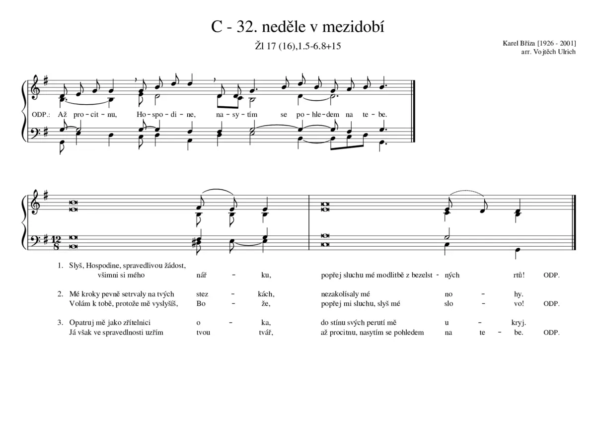 C - 32. neděle v mezidobí - Page 1