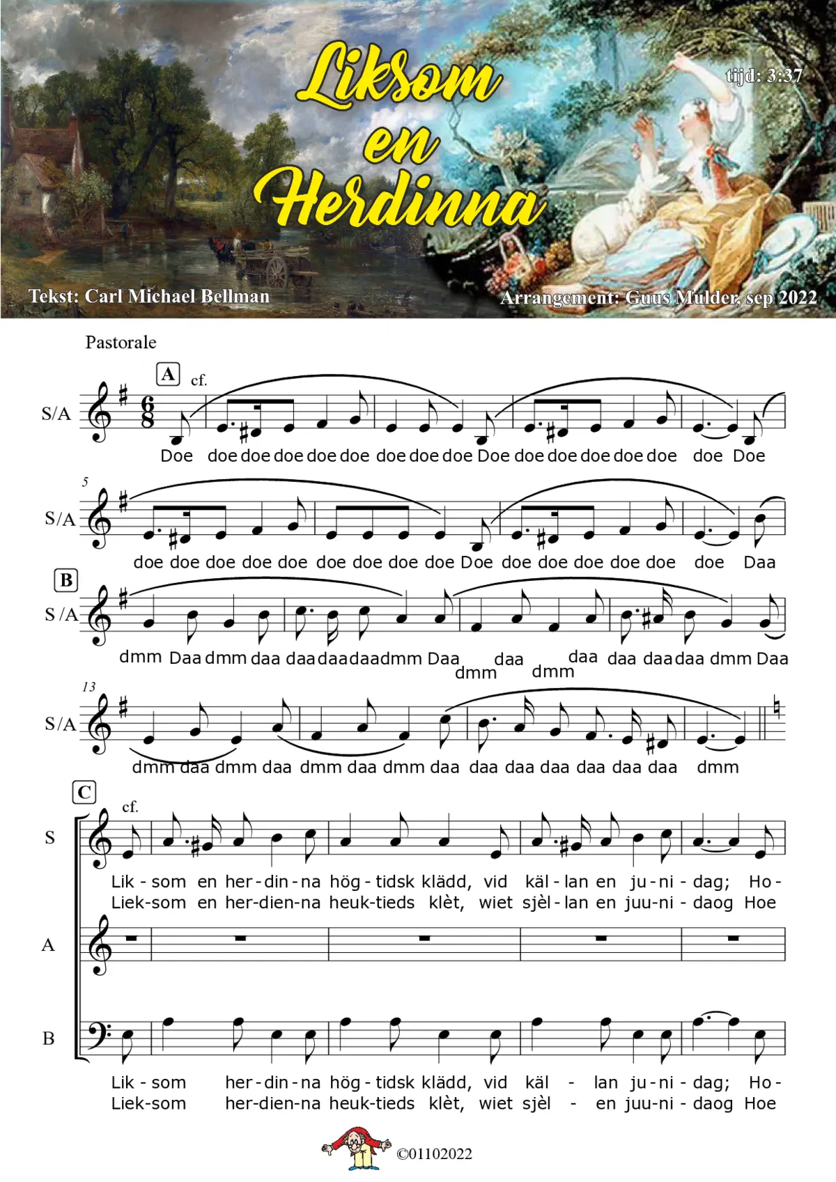 Liksom en herdinna - Page 1