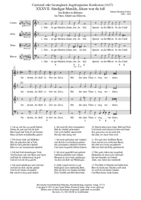 Sündiger Mensch, schau, wer du bist