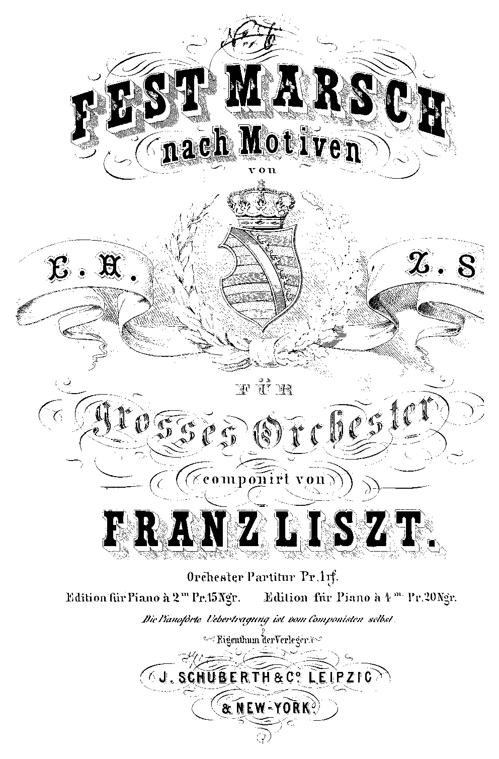 Festmarsch nach Motiven von E.H.z.S.-C.-G. - Page 1