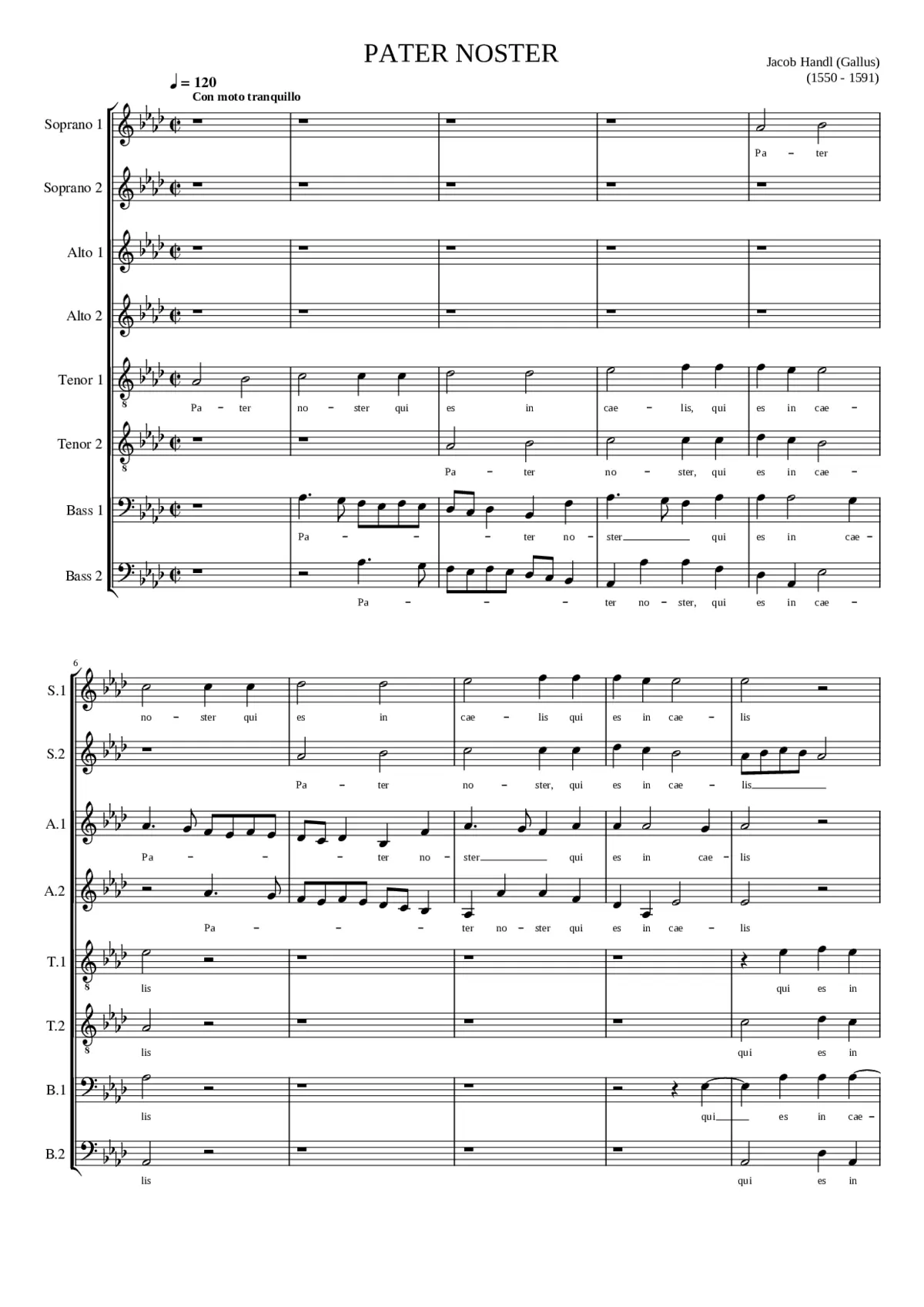 Pater Noster - Page 1