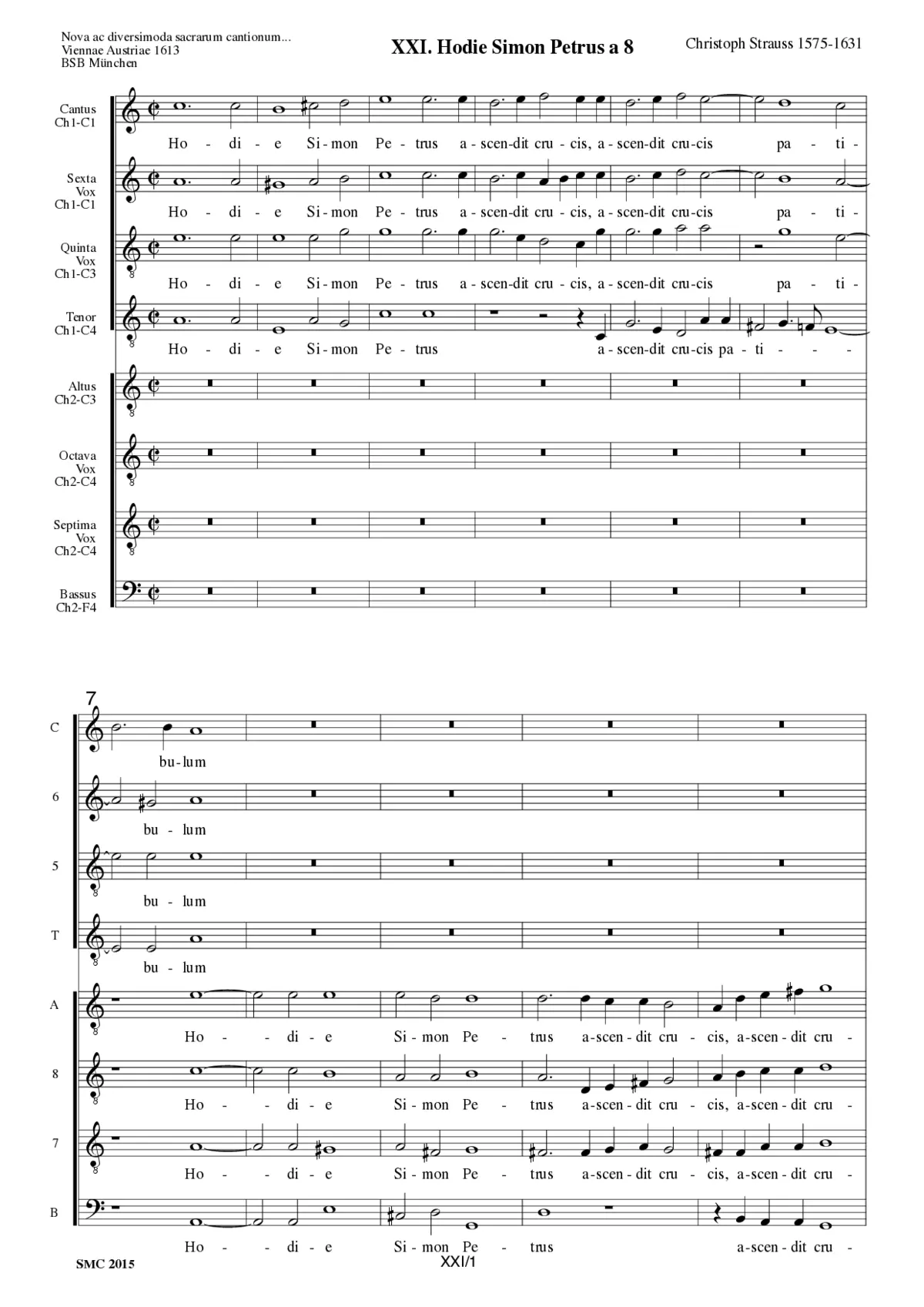 Hodie Simon Petrus a 8 - Page 1