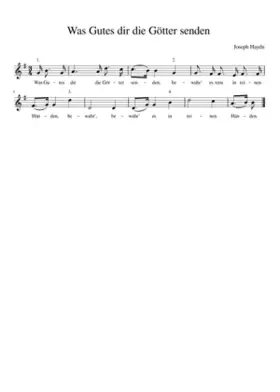 Was Gutes Dir Die Götter Senden