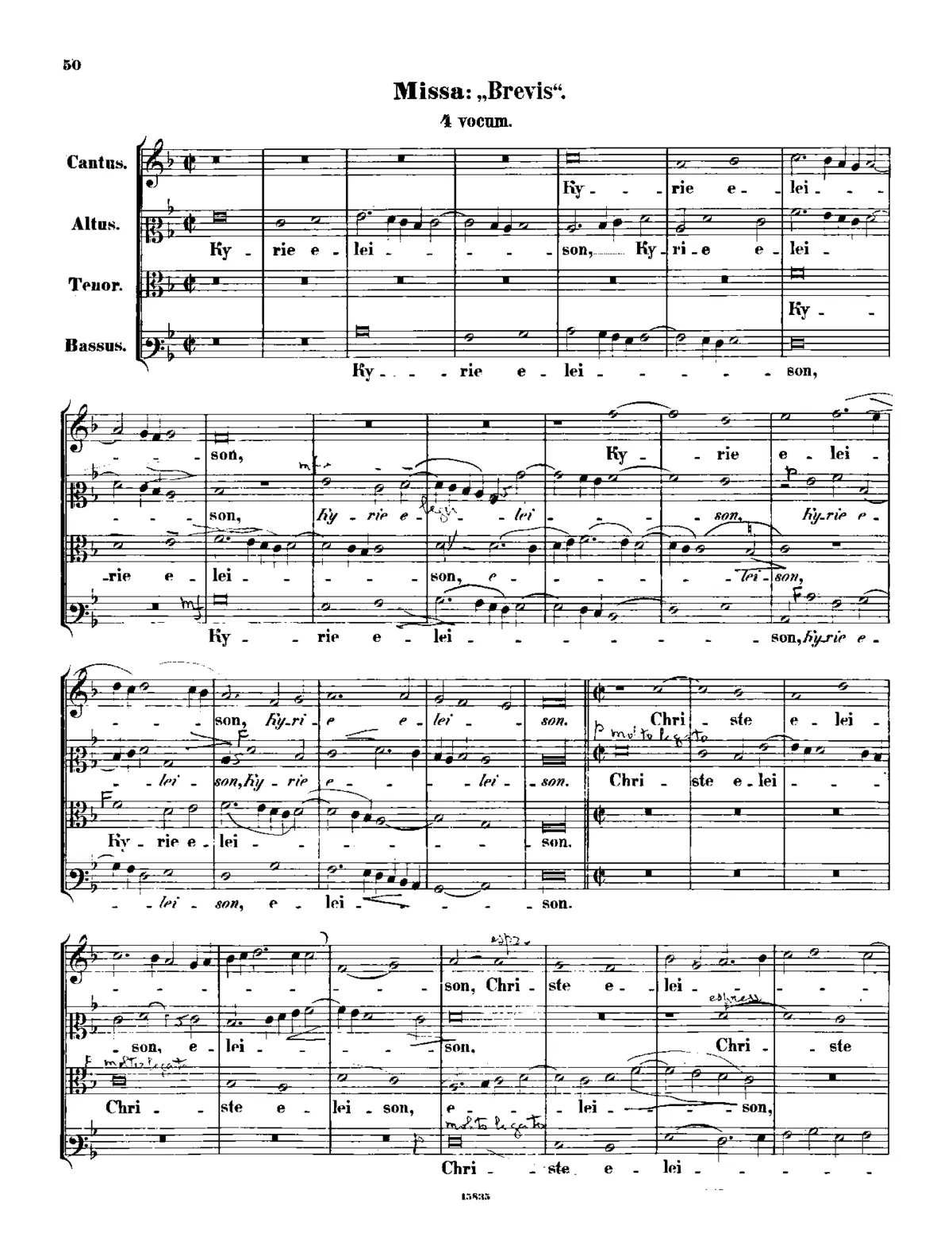 Missa brevis - Page 1