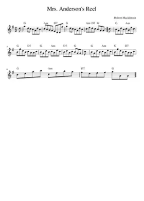 Mrs. Anderson's Reel