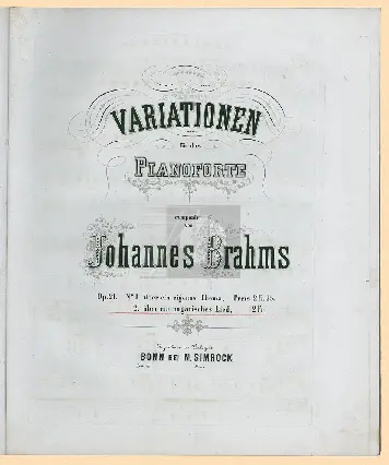 Variations on a Hungarian Song - Page 1