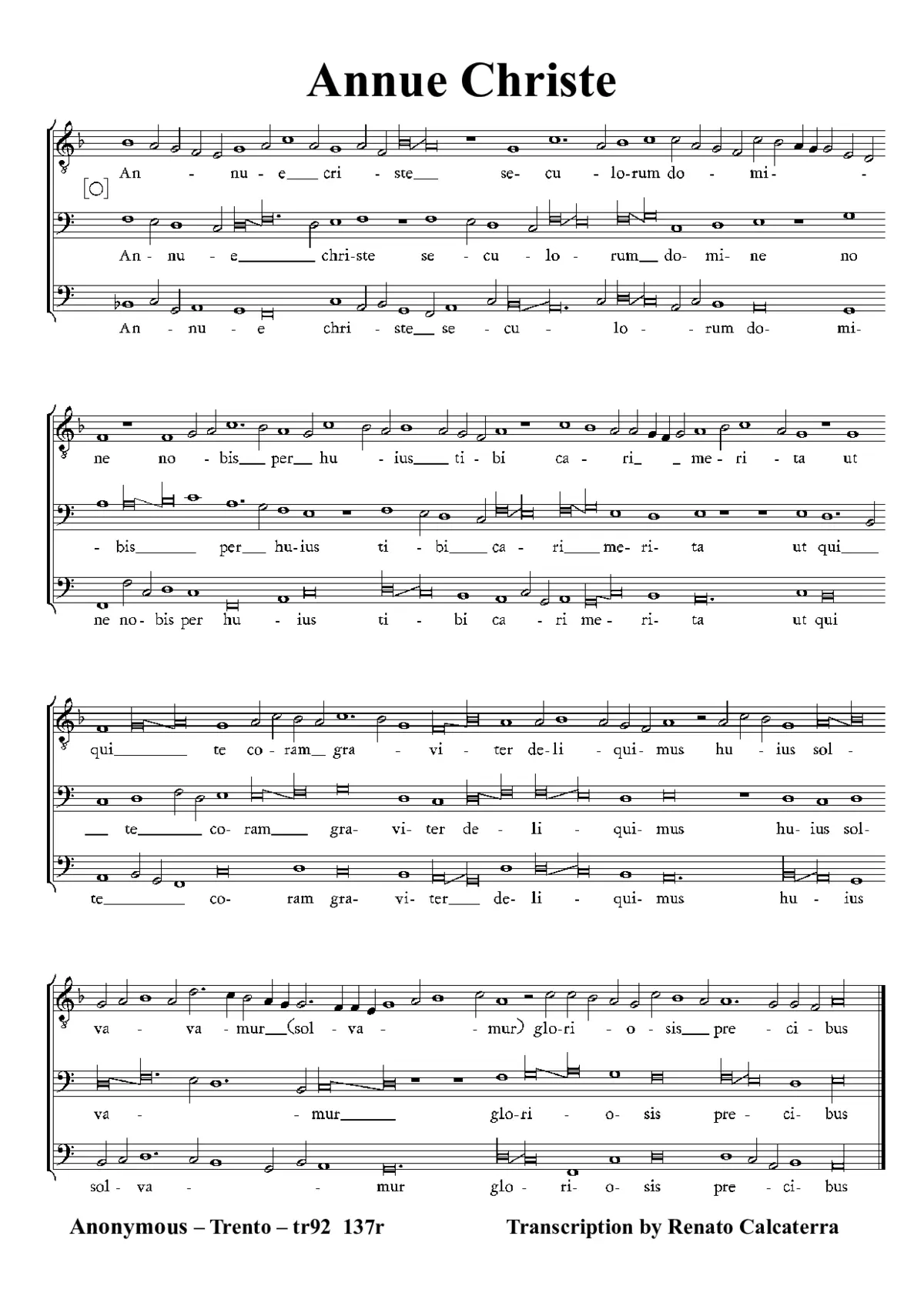 Annue Christe - Page 1
