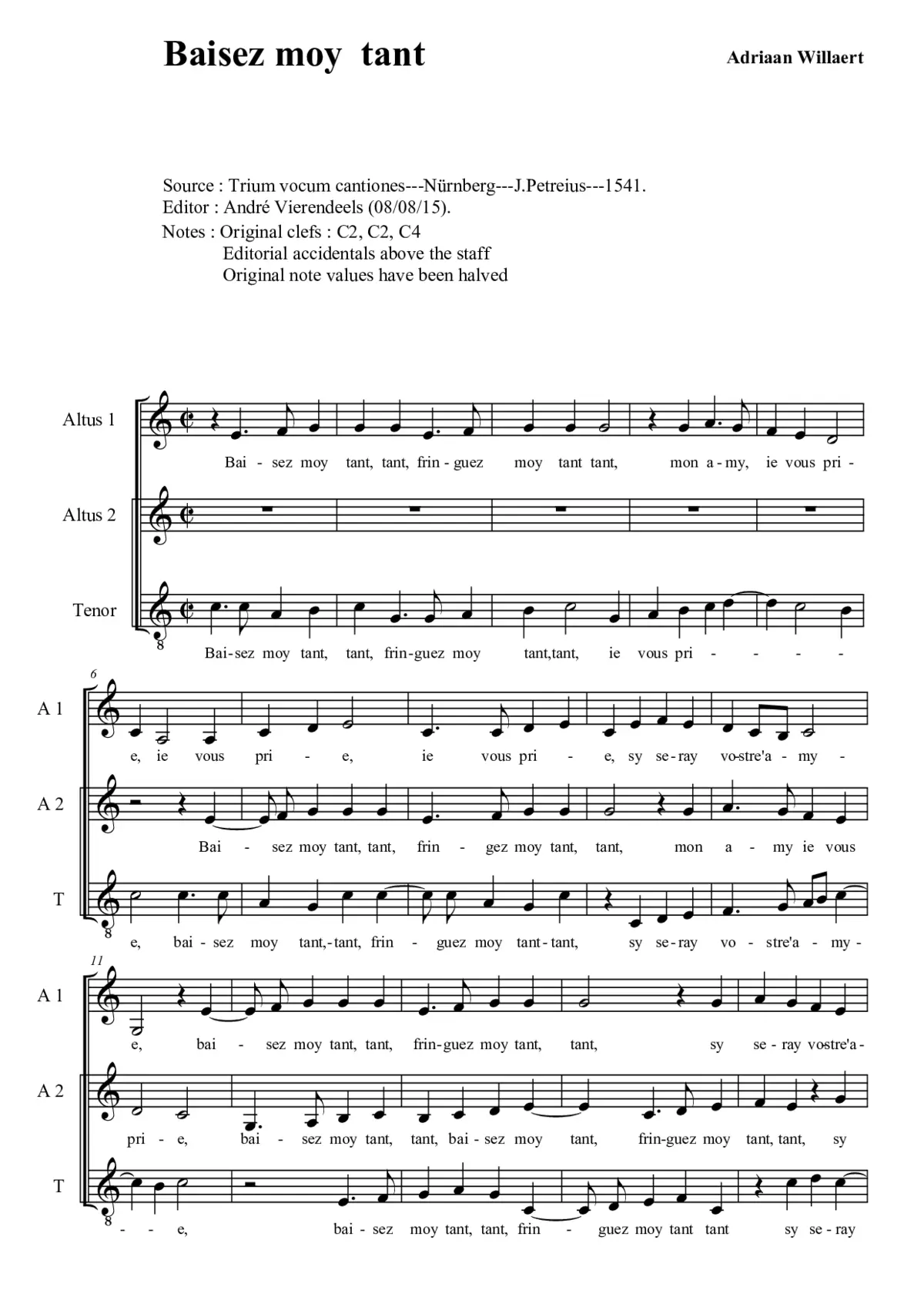 Baisez-moi tant tant a 3 (II) - Page 1