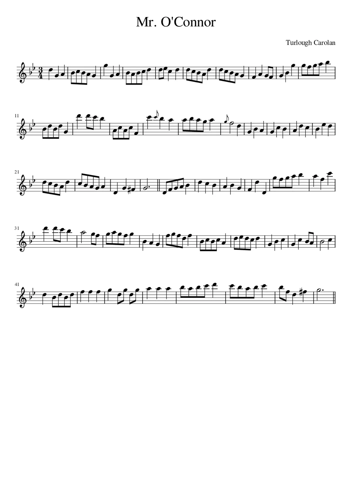 Mr. O'Connor - Page 1