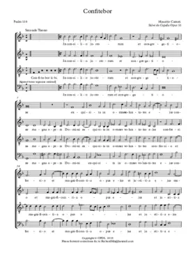Confitebor Op. 33