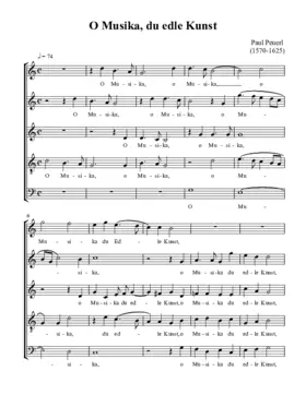 O Musika, du edle Kunst