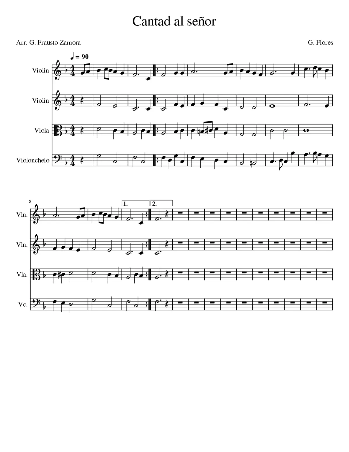 Cantad al señor - Page 1