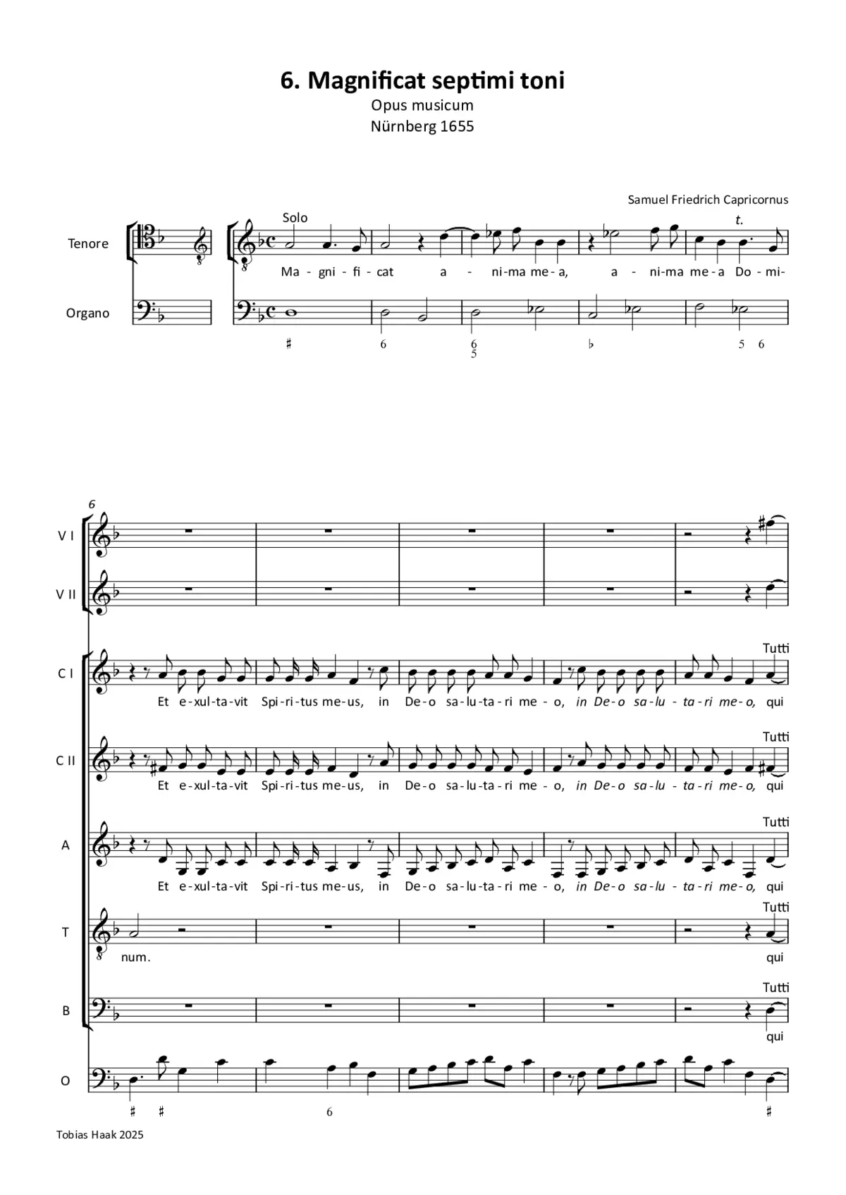 Magnificat septimi toni - Page 1