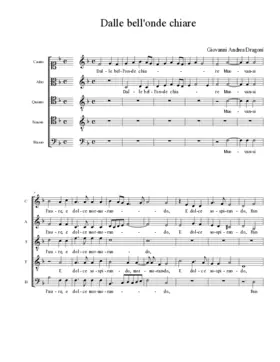 Dalle bell'onde chiare