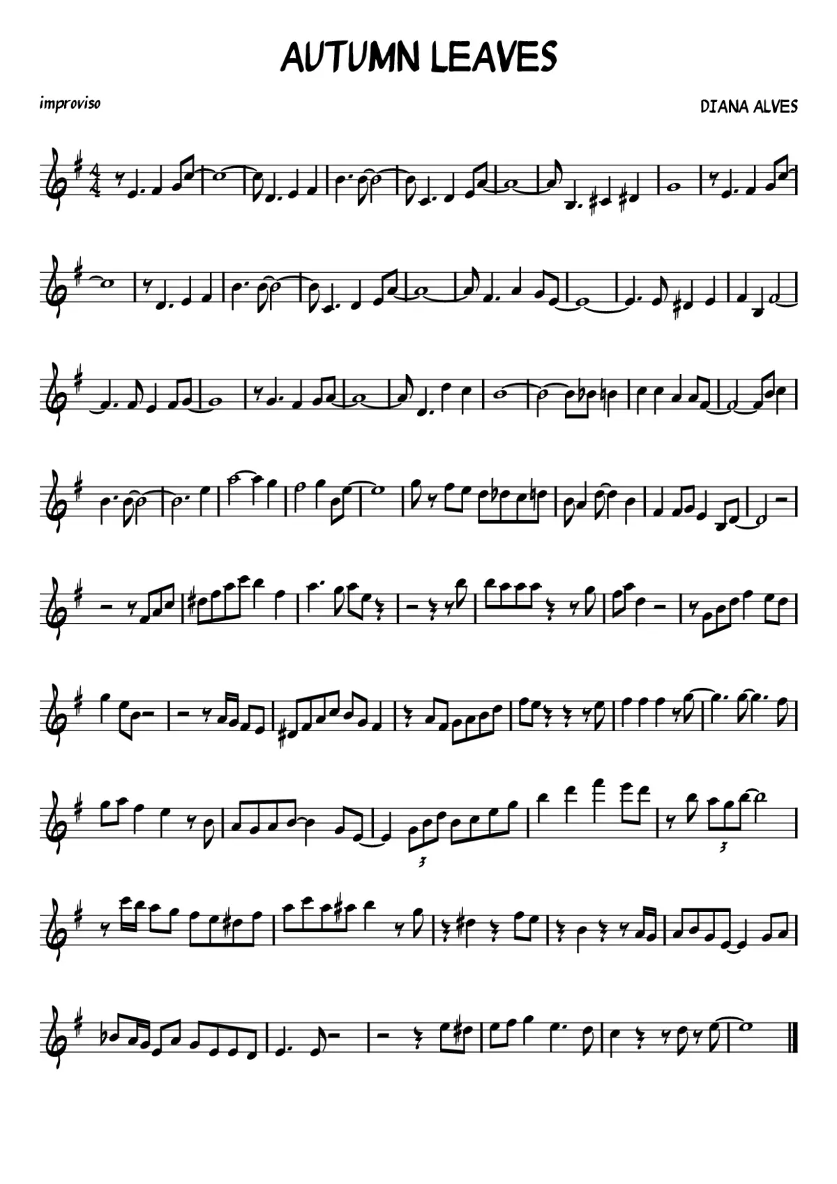 AUTUMN LEAVES - Page 1