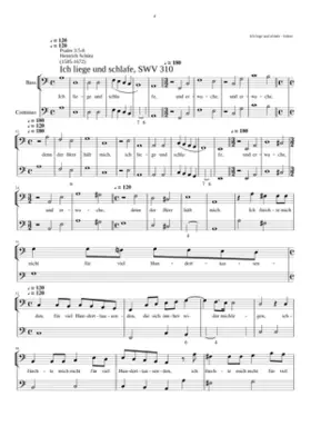Ich liege und schlafe SWV 310