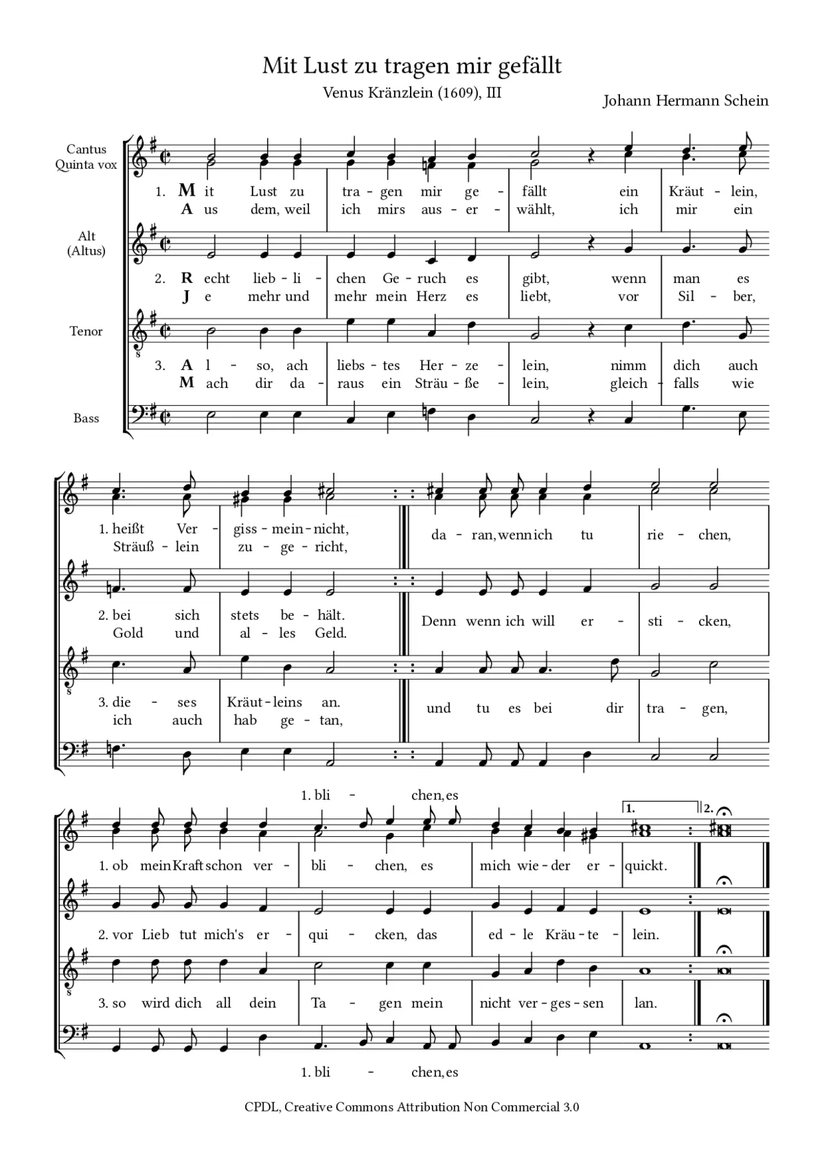 Mit Lust zu tragen mir gefällt - Page 1