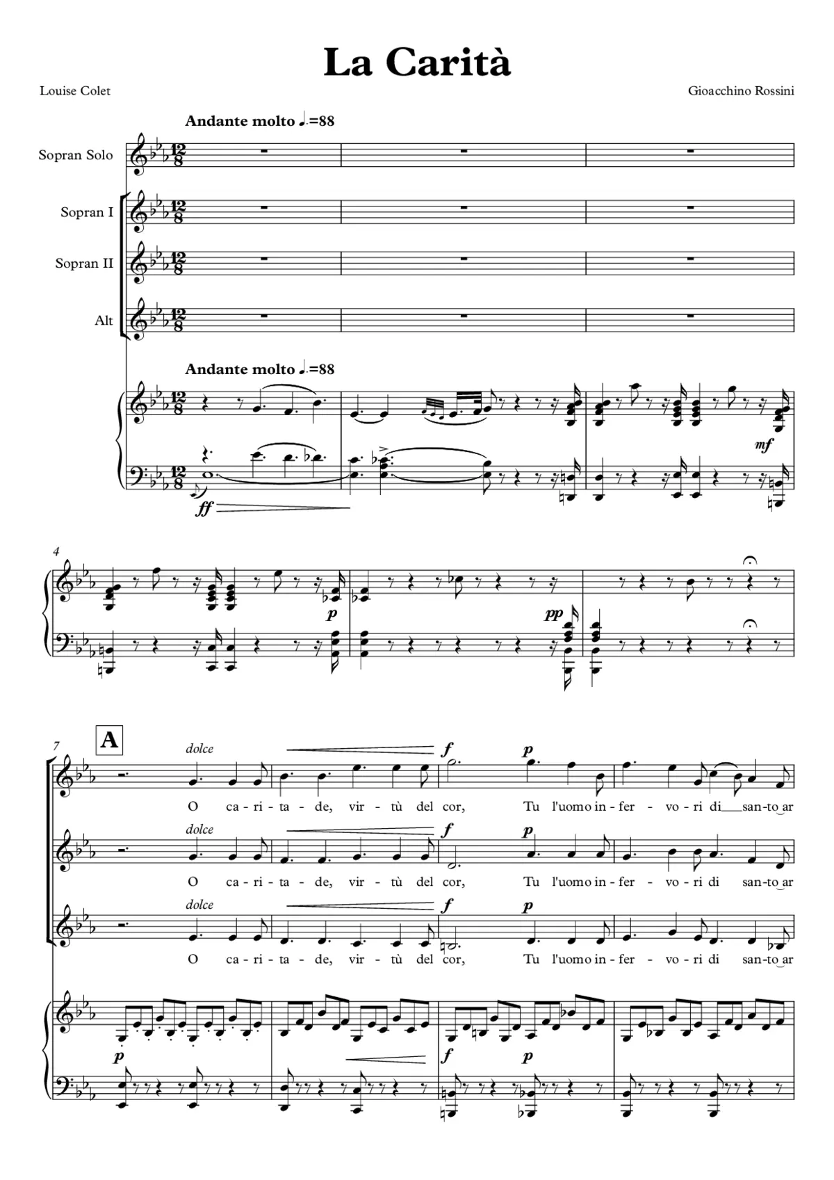 La Carità - Page 1
