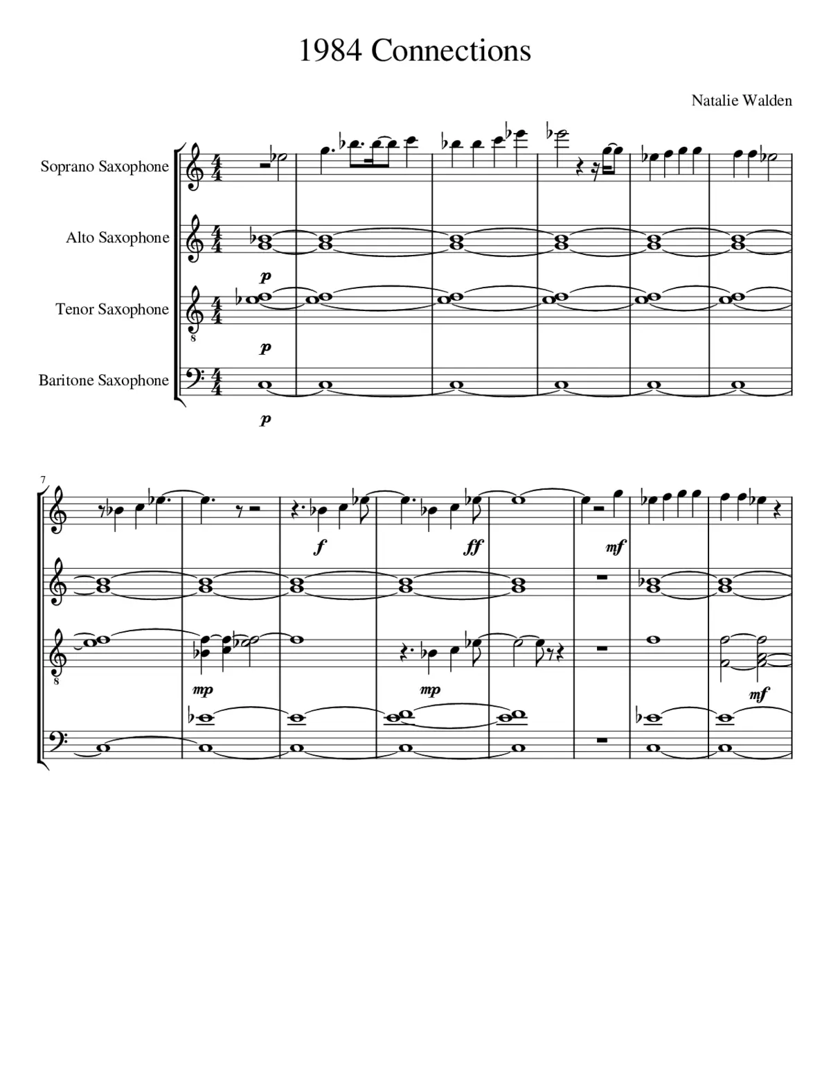 1984 Connections - Page 1