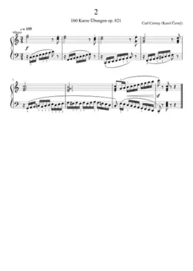 160 Kurze Übungen Op.821