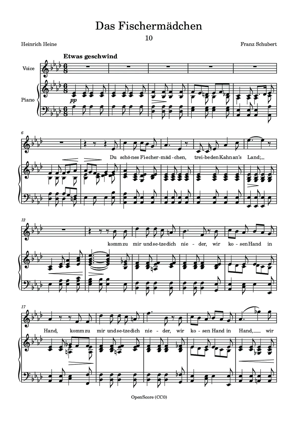 Das Fischermädchen - Page 1