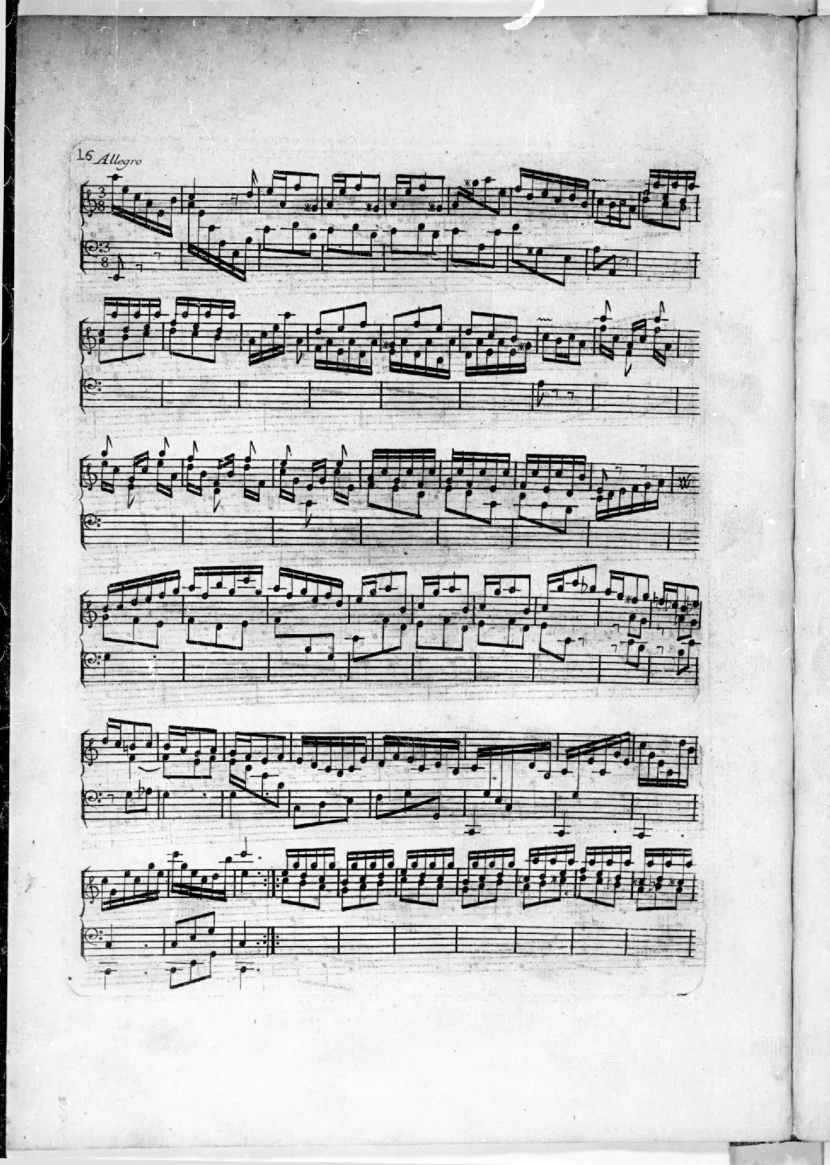 Keyboard Sonata in A minor - Page 1
