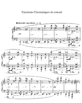 Variations chromatiques de concert