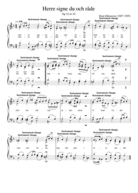 Herre signe du och råde