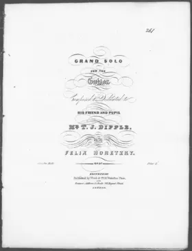 Grand Solo for the Guitar