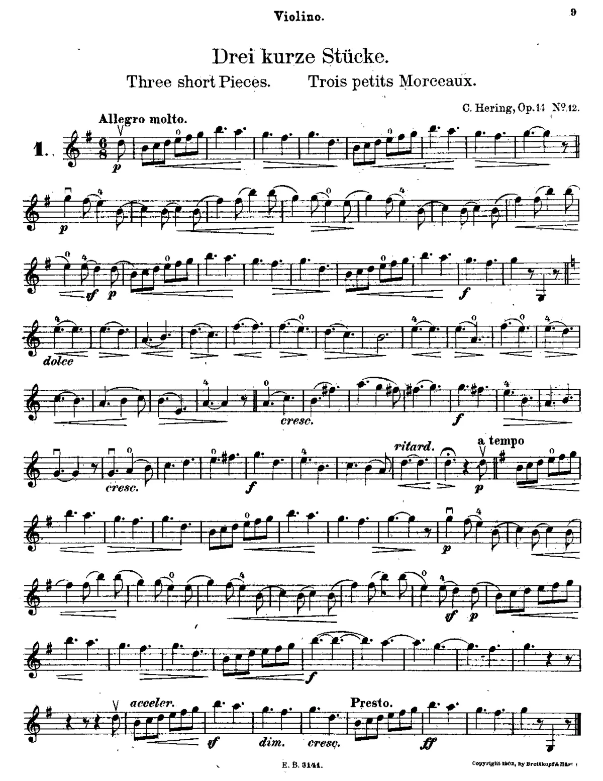 16 Musikstücke in fortschreitender Ordnung - Page 1