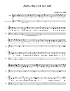 Ardo, e taccio il mio mal