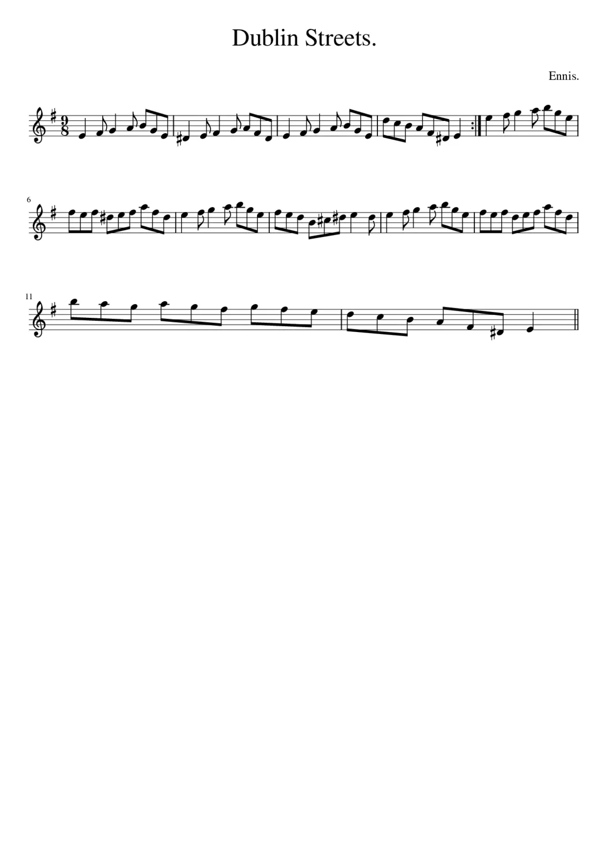 Dublin Streets. - Page 1