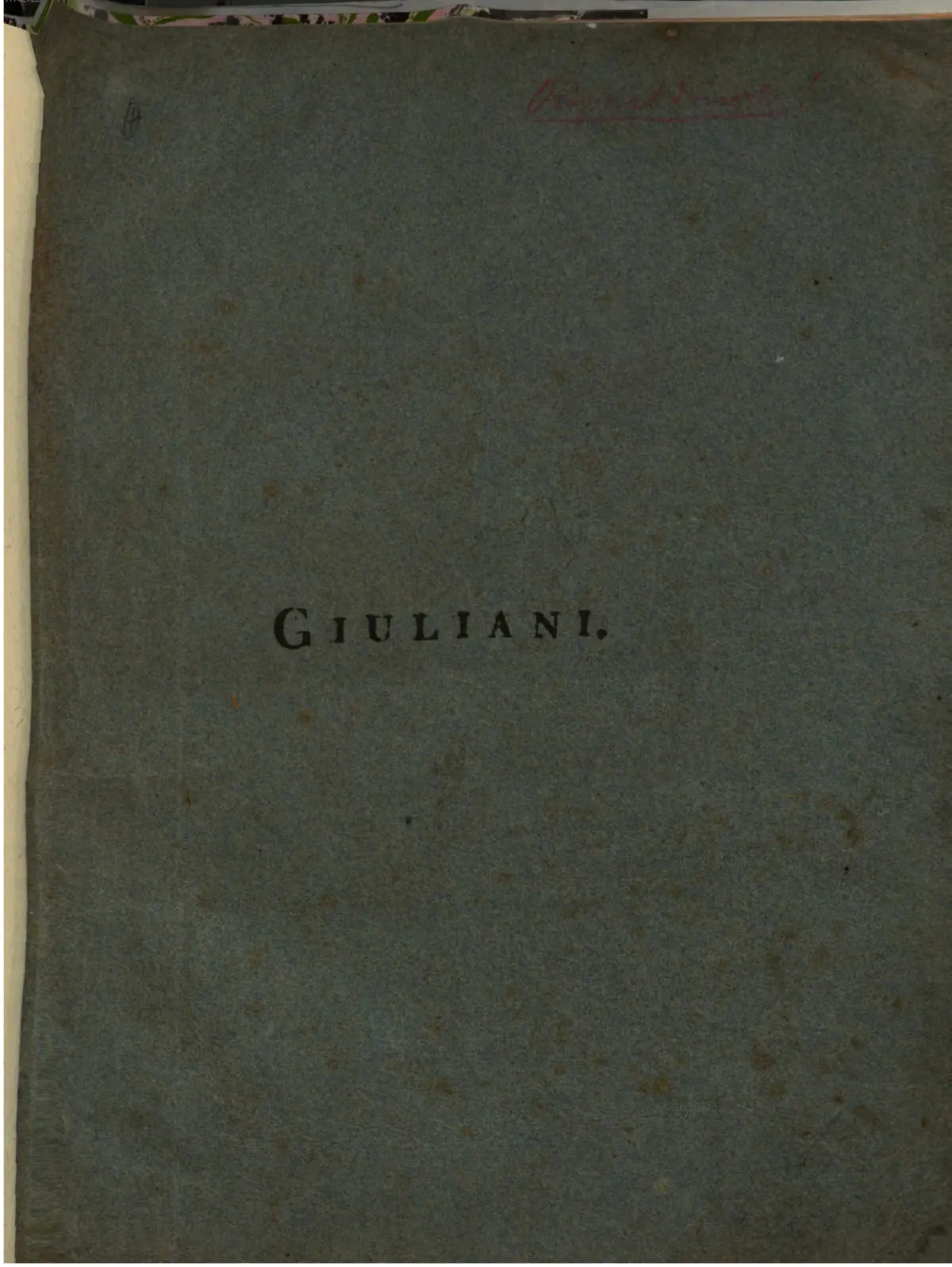 Studio per la Chitarra - Page 1