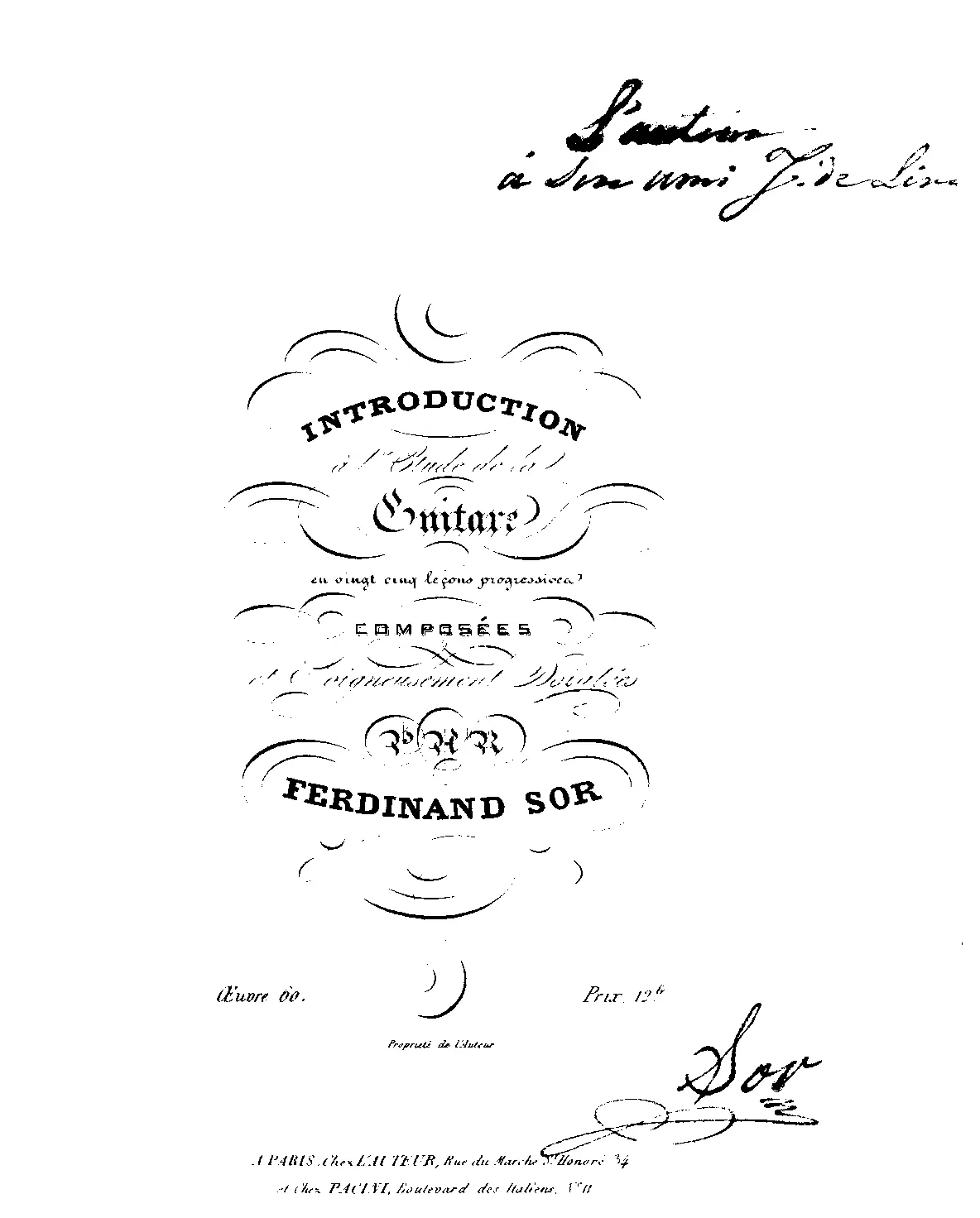Introduction à l'Étude de la Guitare - Page 1