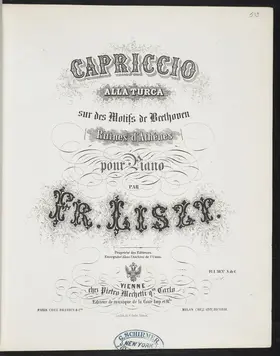 Capriccio alla turca sur des motifs de Beethoven