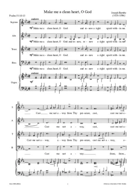 Make me a clean heart, O God