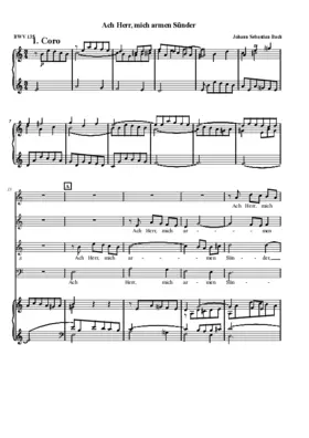 Ach Herr, mich armen Sünder, BWV 135
