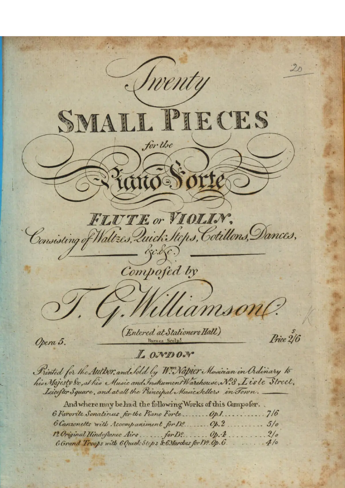 20 Small Pieces - Page 1