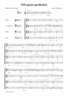Vidi aquam (Gyffard Partbooks)