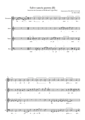 Salve sancta parens (II) (D-Ju MS 33)