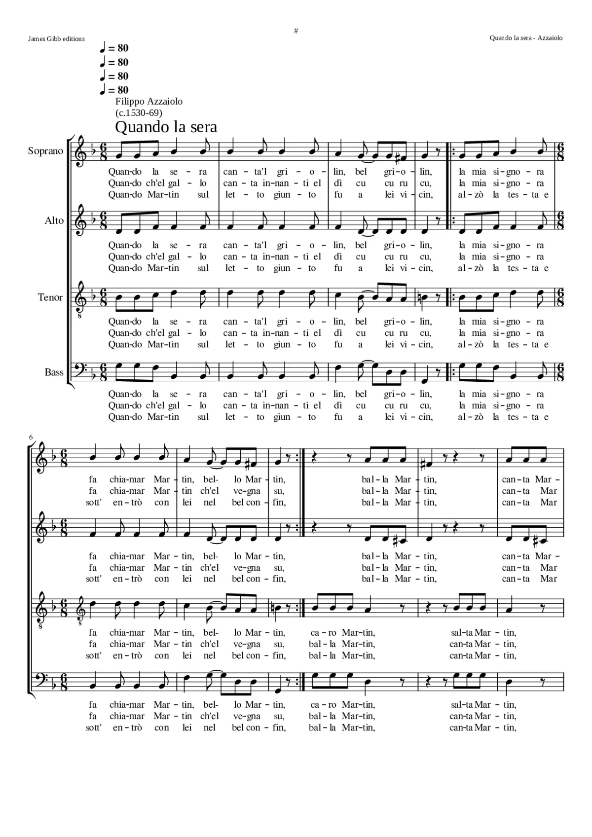 Quando la sera - Page 1